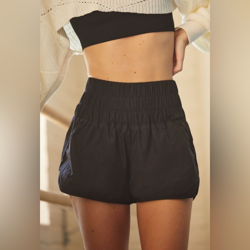 Free People Movement The Way Home Shorts in Black - Size Small